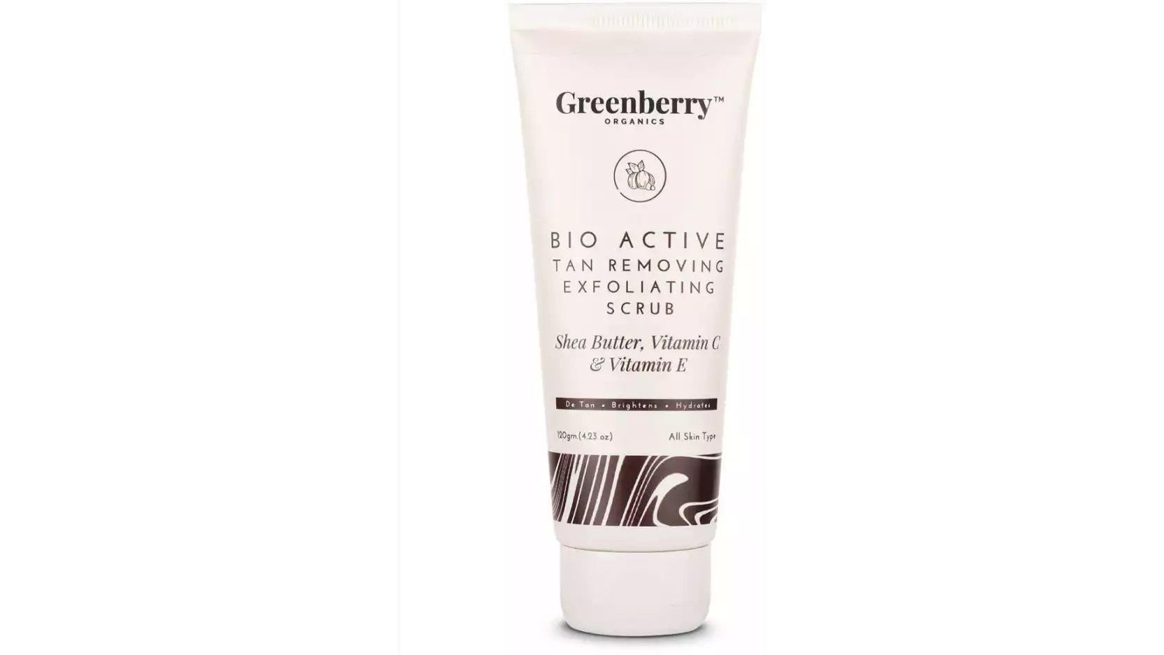 Greenberry Organics Bio Active Tan Removing Exfoliating Scrub (120g)