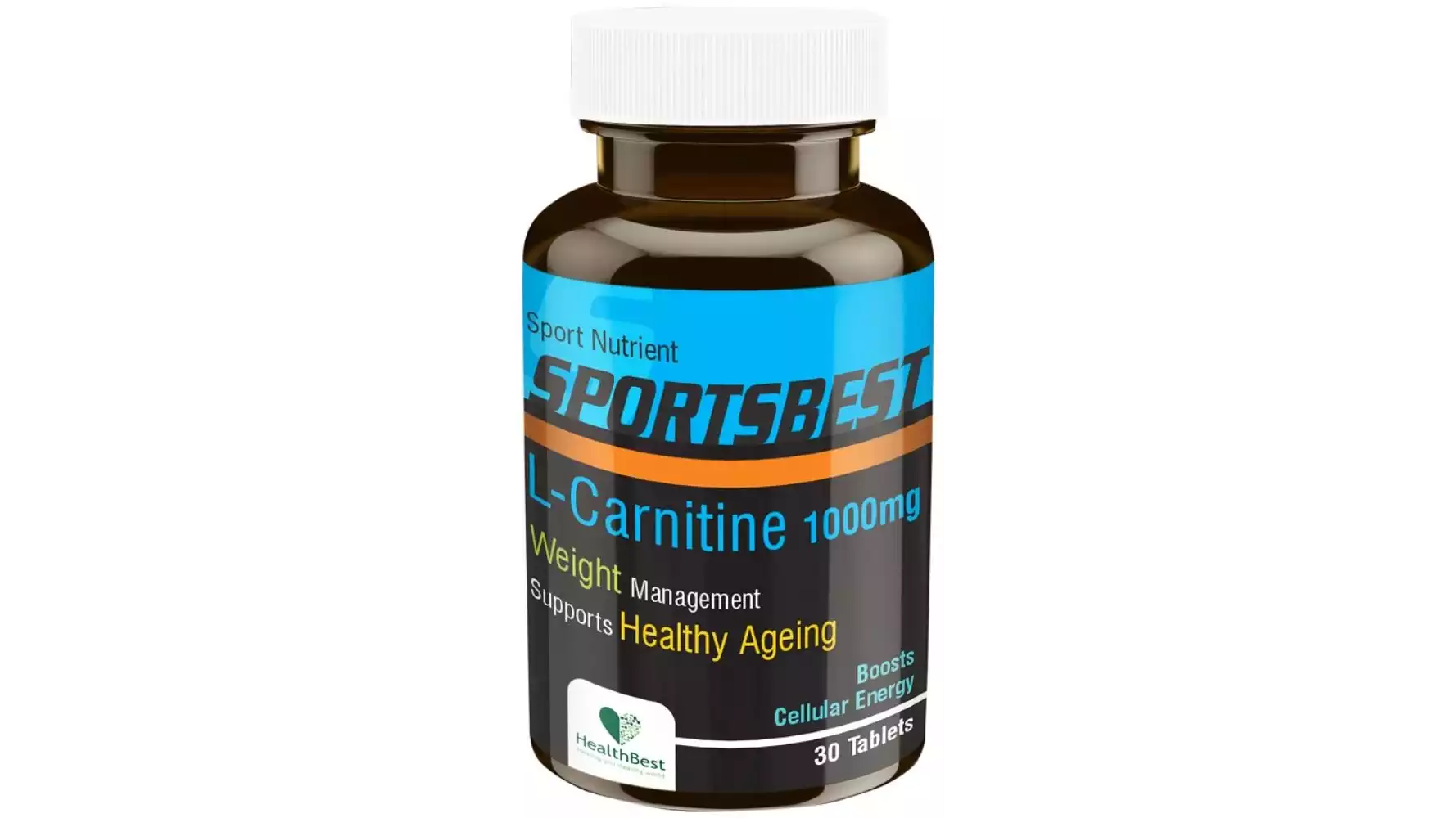 HealthBest Sportsbest L-Carnitine Supplement 1000Mg (60caps)