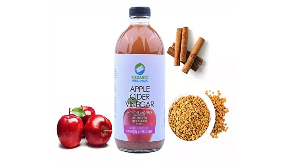 Organic Wellness Apple Cider Vinegar With Cinnamon & Fenugreek (500ml)