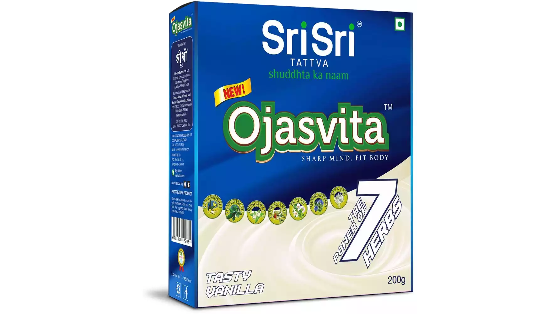 Sri Sri Tattva Ojasvita Vanilla Box Refill (200g)