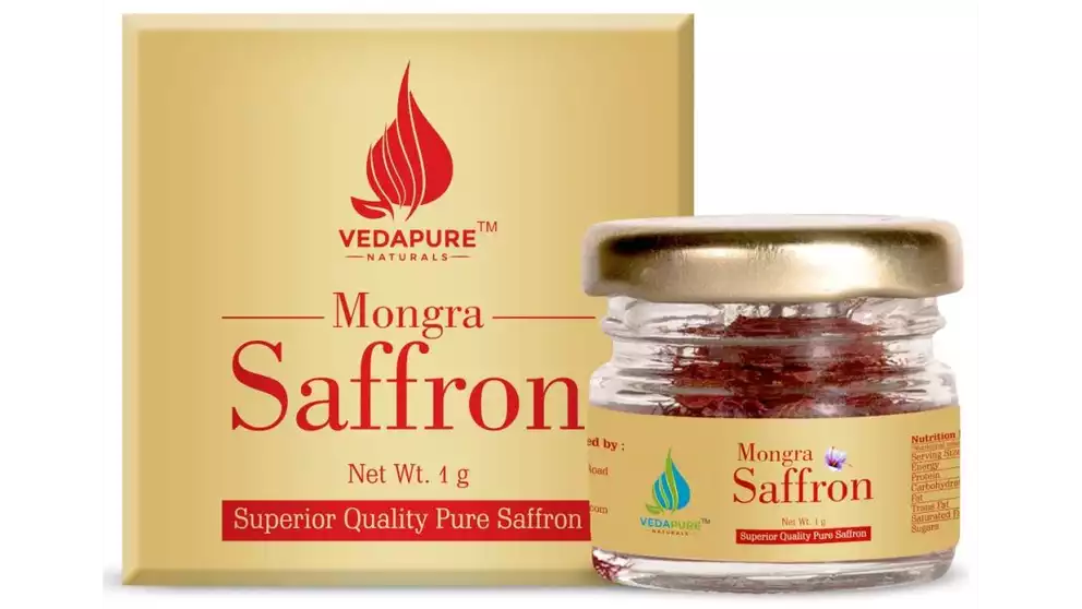 Vedapure Natural & Pure Mongra Saffron/ Kesar (1g)