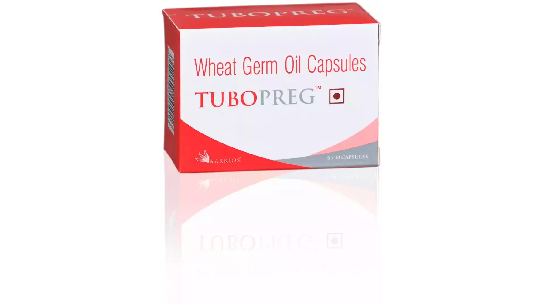 Aarkios Tubopreg (Wheat Germ Oil) 340Mg Capsules (10caps)