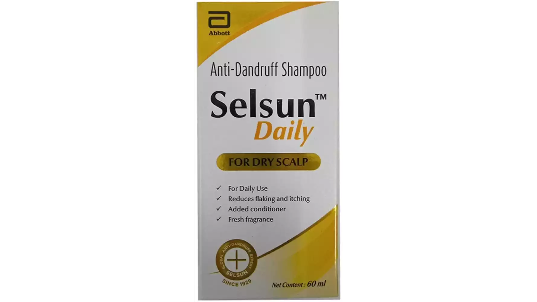 Abbott Selsun Daily Shampoo (60ml)