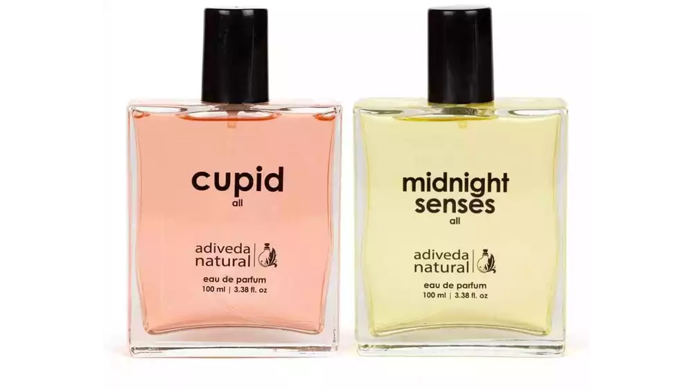 Adiveda Natural Cupid & Midnight Senses For Men and Women Perfume Combo (1Pack)