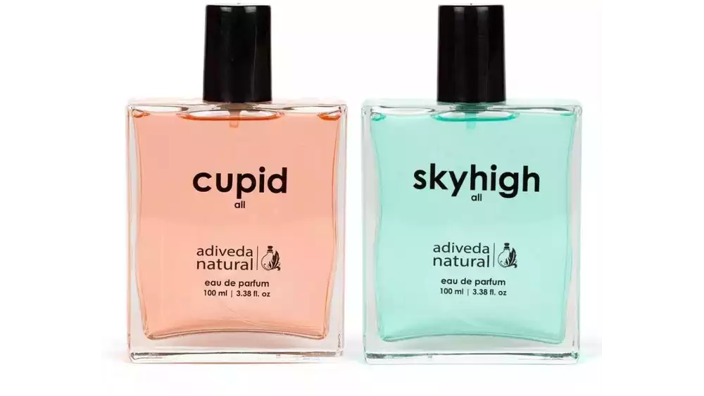 Adiveda Natural Cupid & Skyhigh For Men & Women Perfume Combo (1Pack)