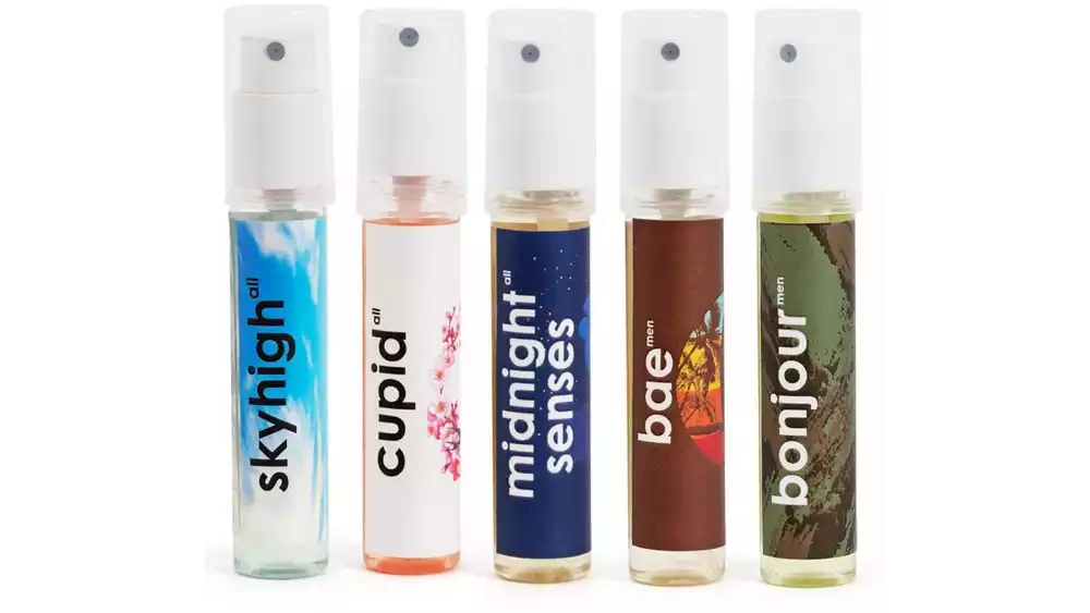 Adiveda Natural Perfume Trial Set For Men Combo (1Pack)