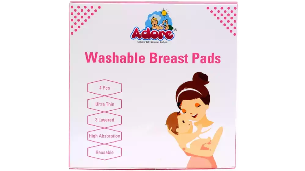 Adore Washable Breast Pad (4pcs)