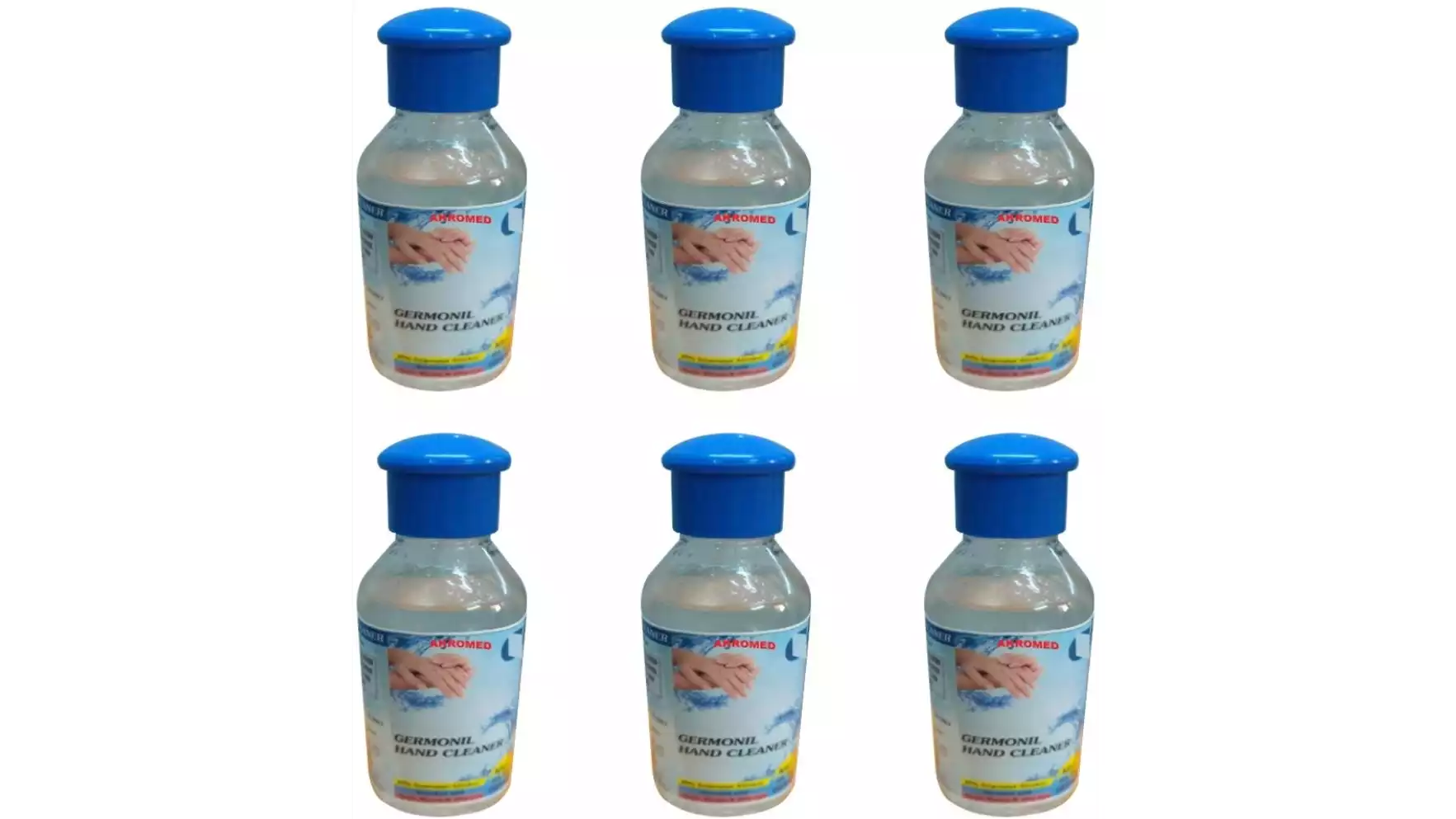 Akromed Hand sanitizer gel  (120ml, Pack of 6)