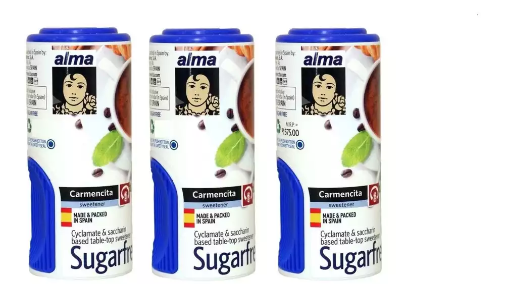 Alma Sugarfree Tablets Natural Sweetener (650tab, Pack of 3)