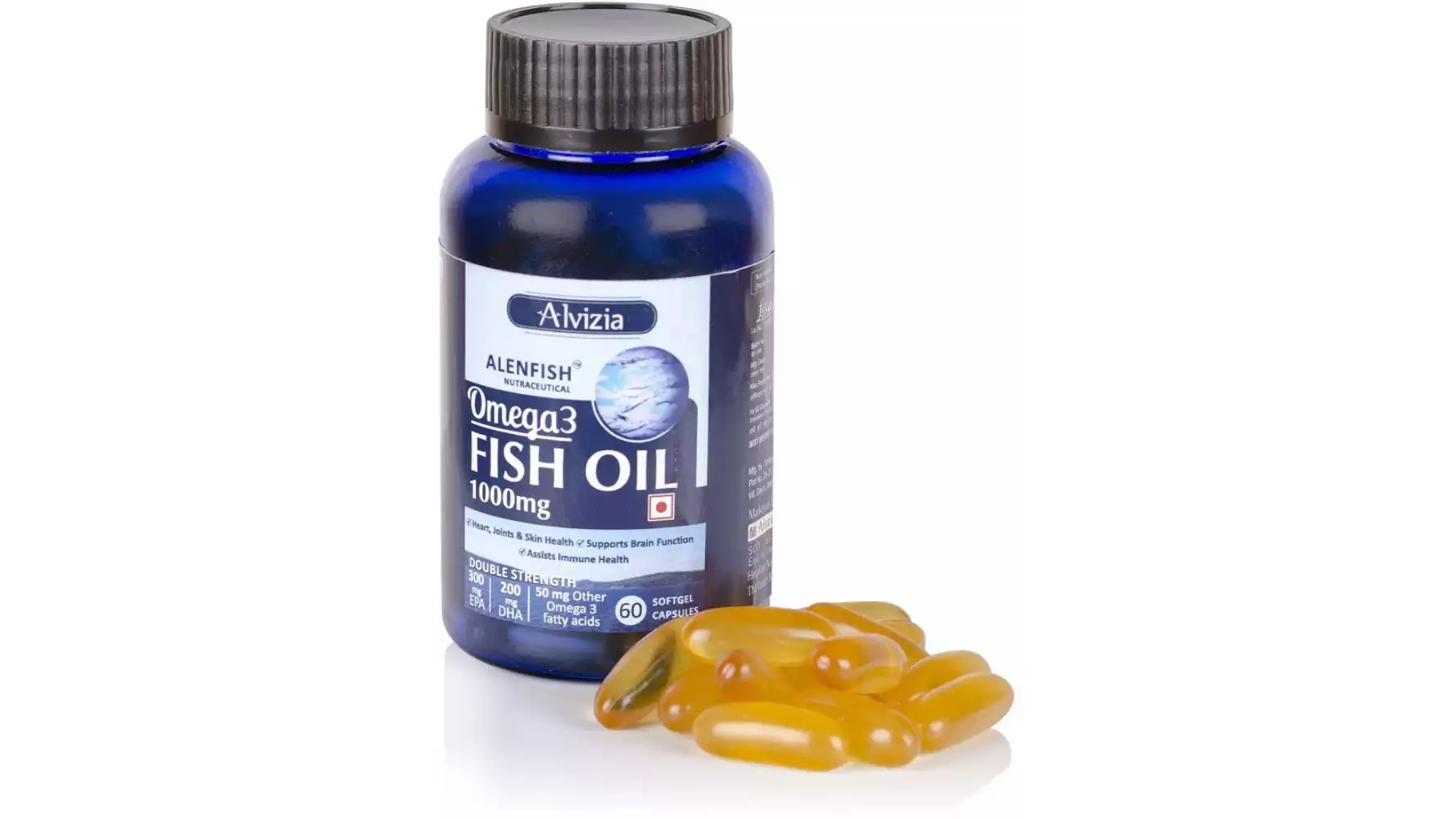 Alvizia Fish Oil 1000 Mg Capsules (60caps)