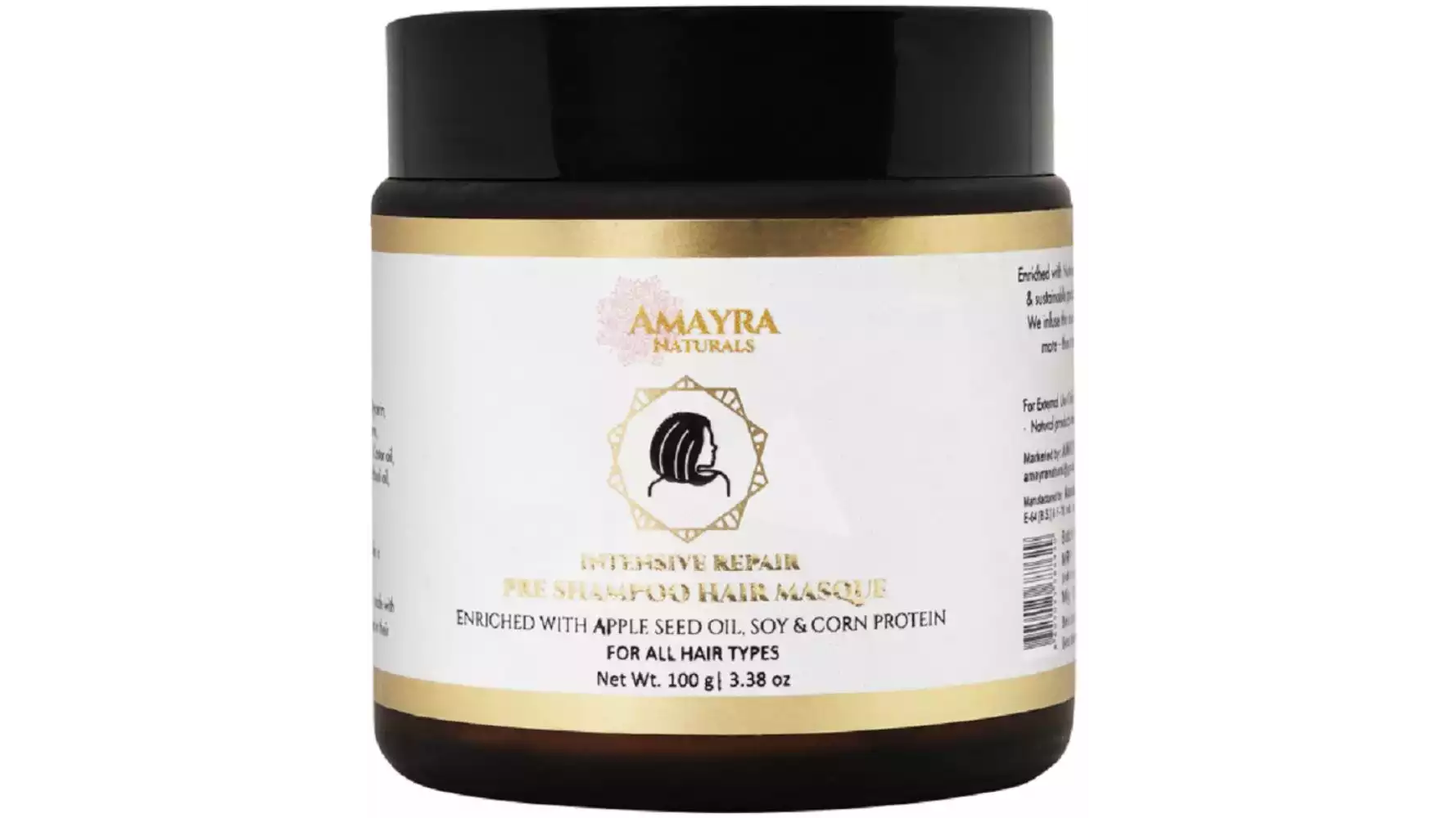 Amayra Naturals Intensive Repair Pre Shampoo Hair Masque (100g)