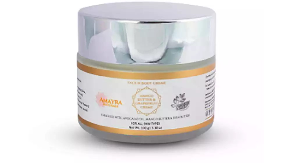 Amayra Naturals Mango Butter & Grapefruit Face N Body Creme (100g)