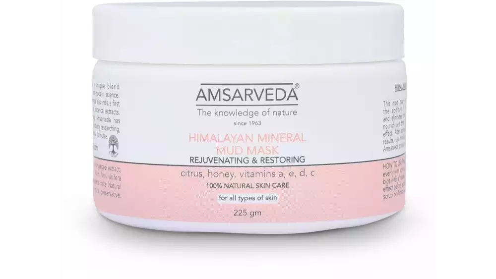 Amsarveda Himalayan Mud Mask - Rejuvenating (225g)