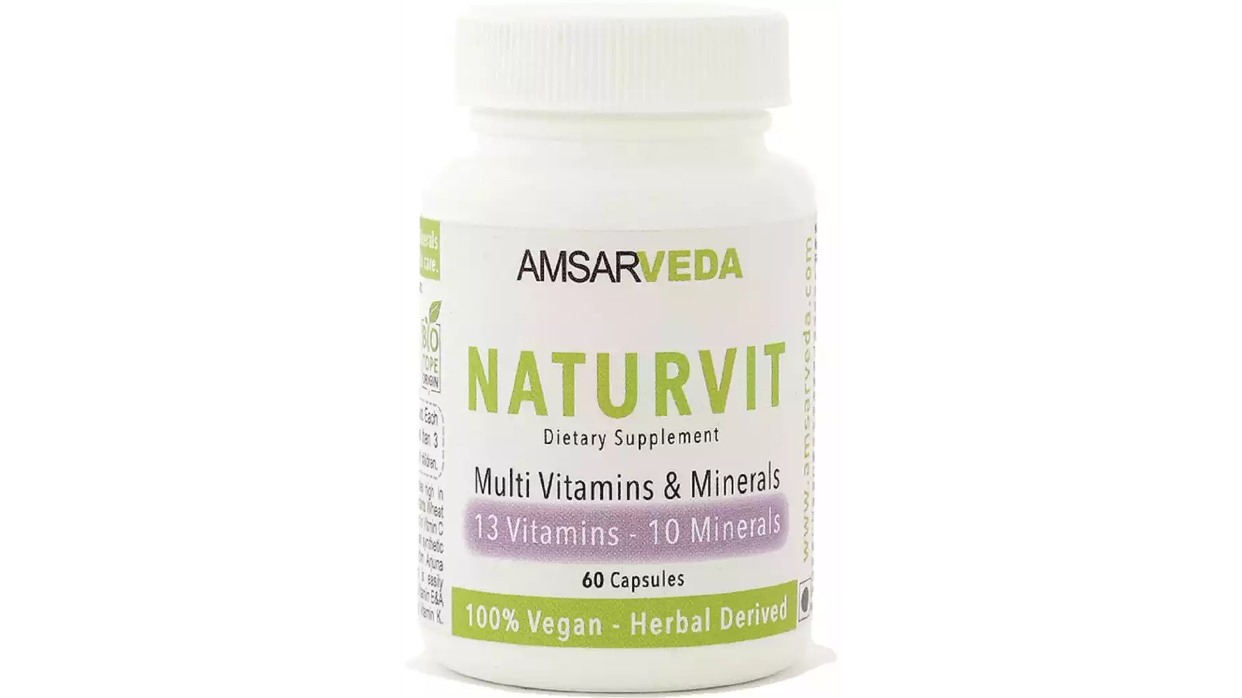 Amsarveda Naturvit - Natural Multi Vitamins & Minerals (60caps)