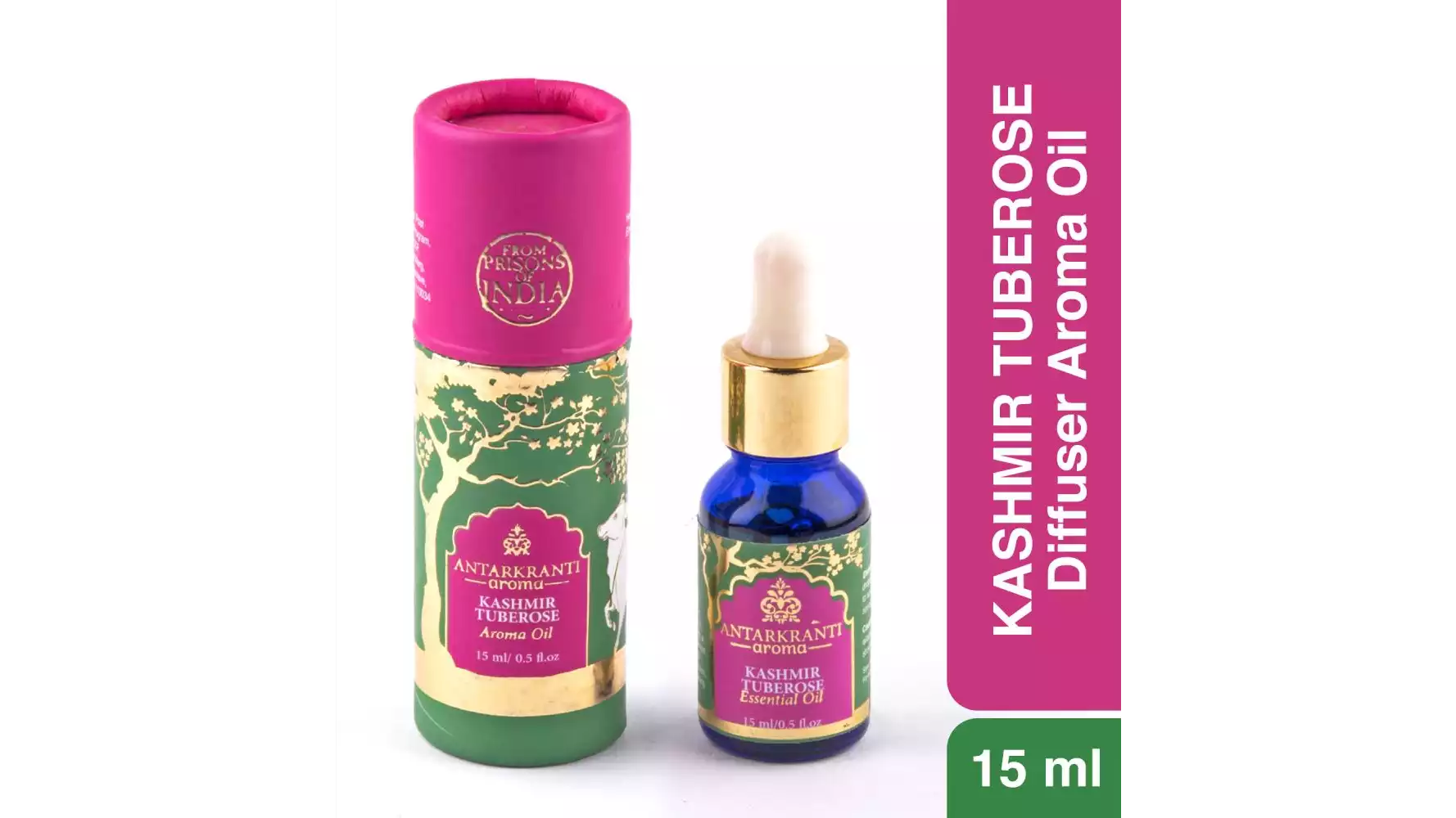 Antarkranti Aroma Natural Kashmir Tuberose Oil (15g)