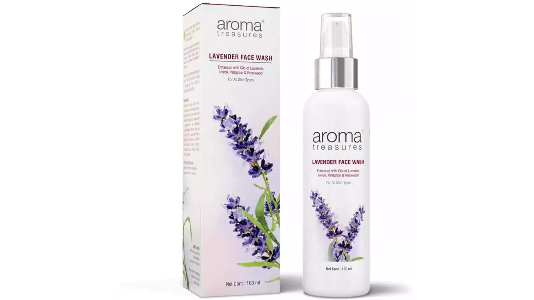 Aroma Treasures Lavender Face Wash (100ml)