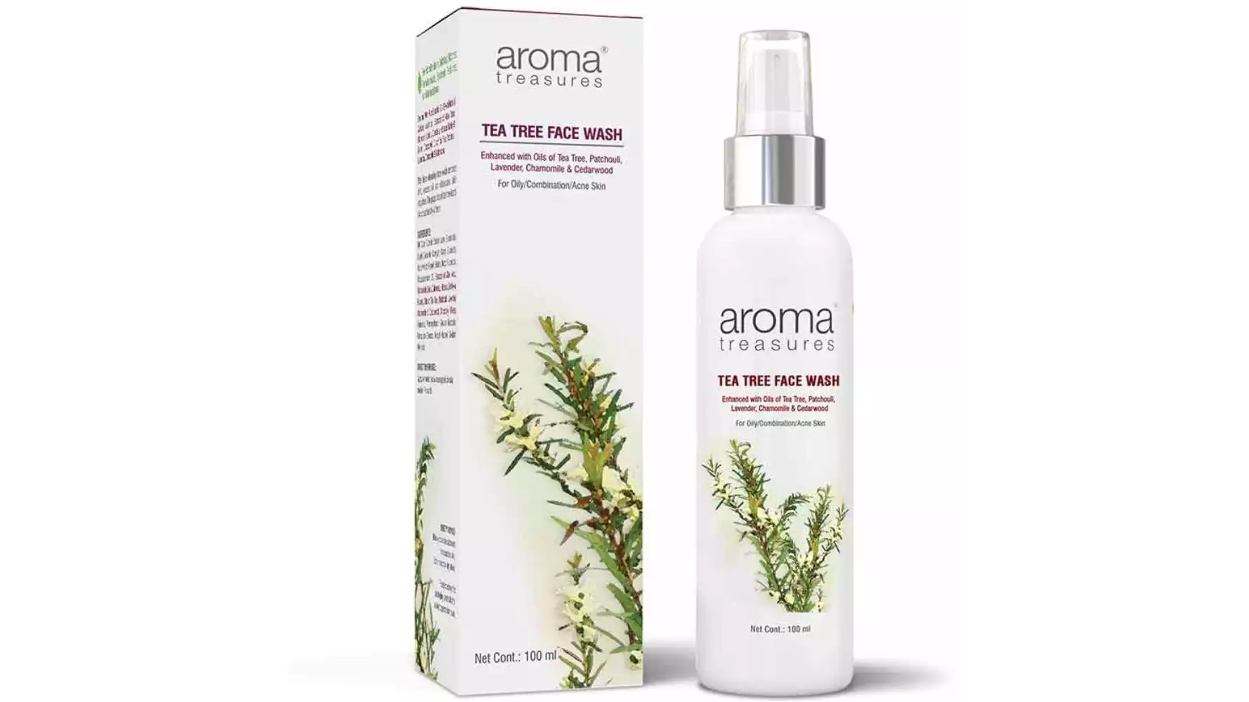Aroma Treasures Tea Tree Face Wash (100ml)