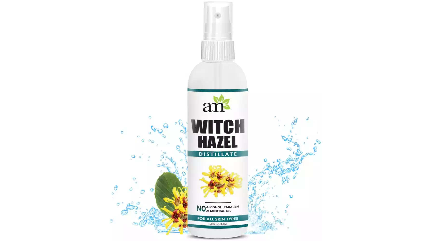 AromaMusk Premium Witch Hazel Distillate Toner (100ml)