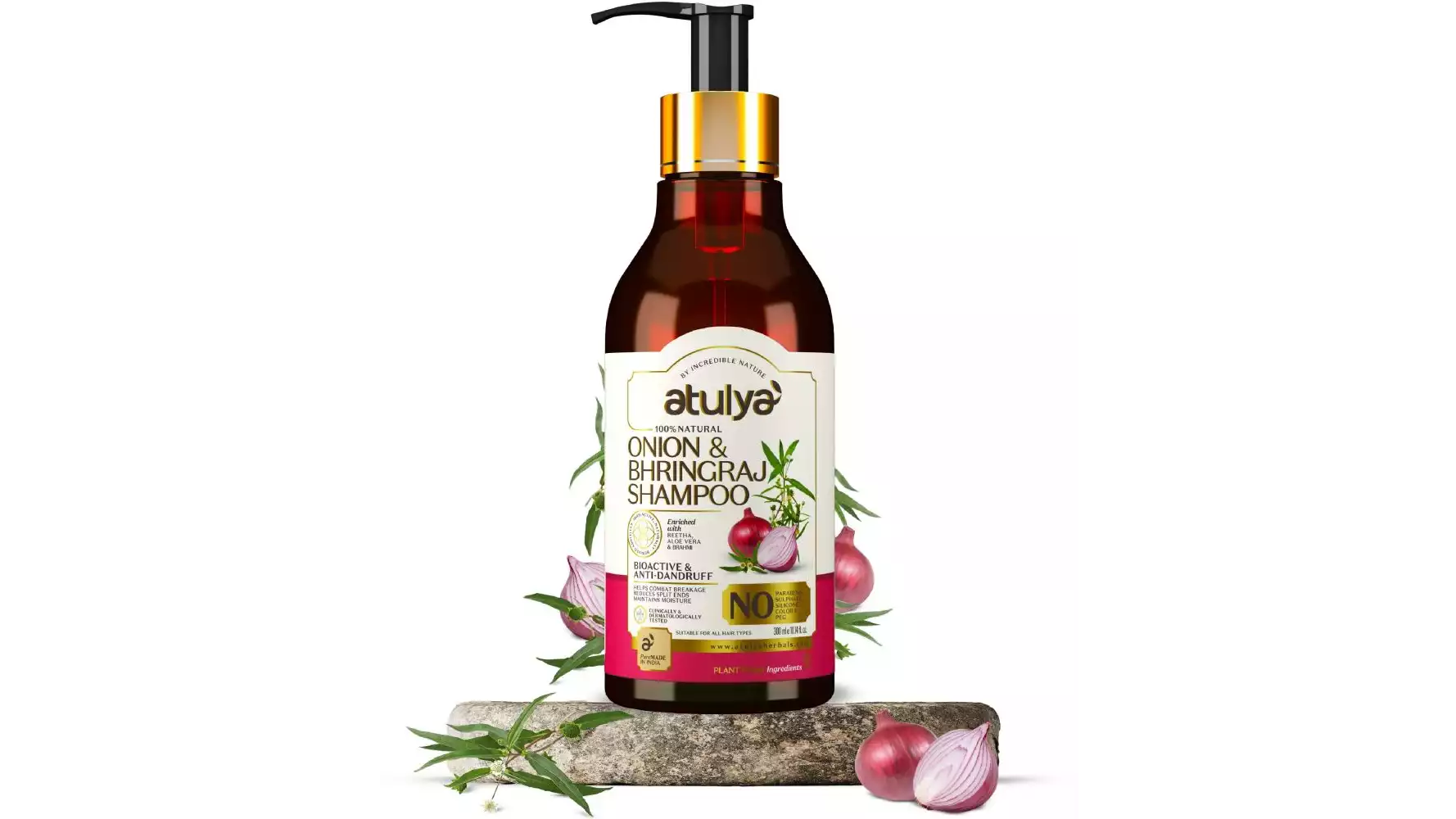 Atulya Onion Bhringraj Hair Shampoo (300ml)