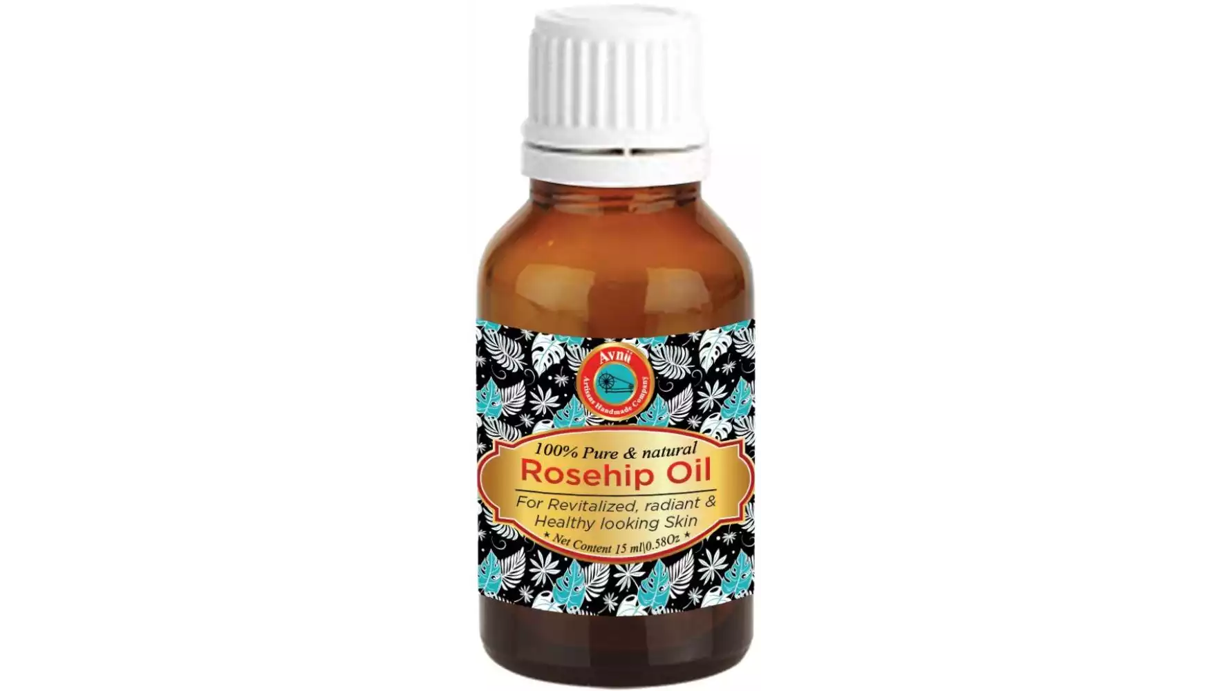 Avnii Organics 100% Pure & Natural Rosehip Oil (15ml)