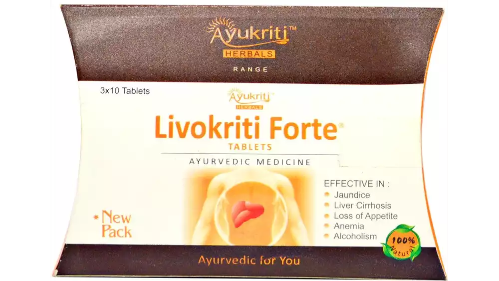 Ayukriti Herbals Livokriti Forte Tablets (10caps)
