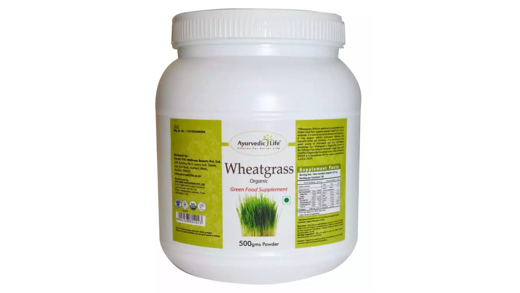Ayurvedic Life Wheatgrass Powder (500g)