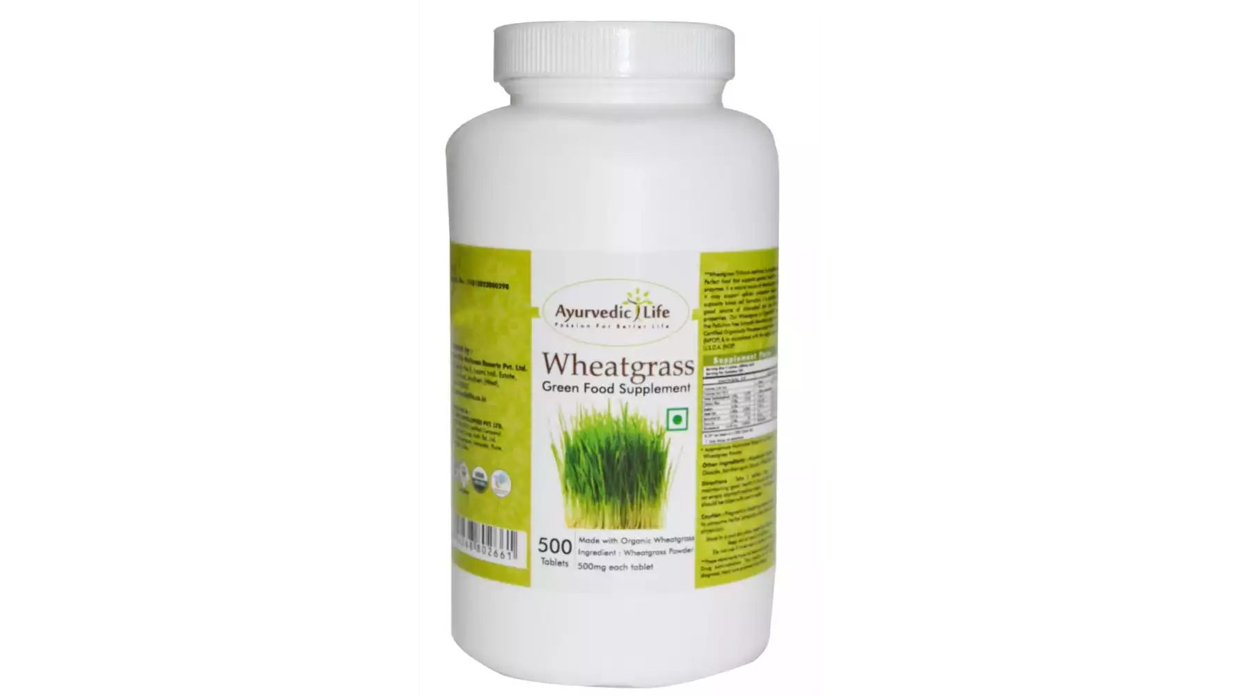 Ayurvedic Life Wheatgrass Tablet (500tab)
