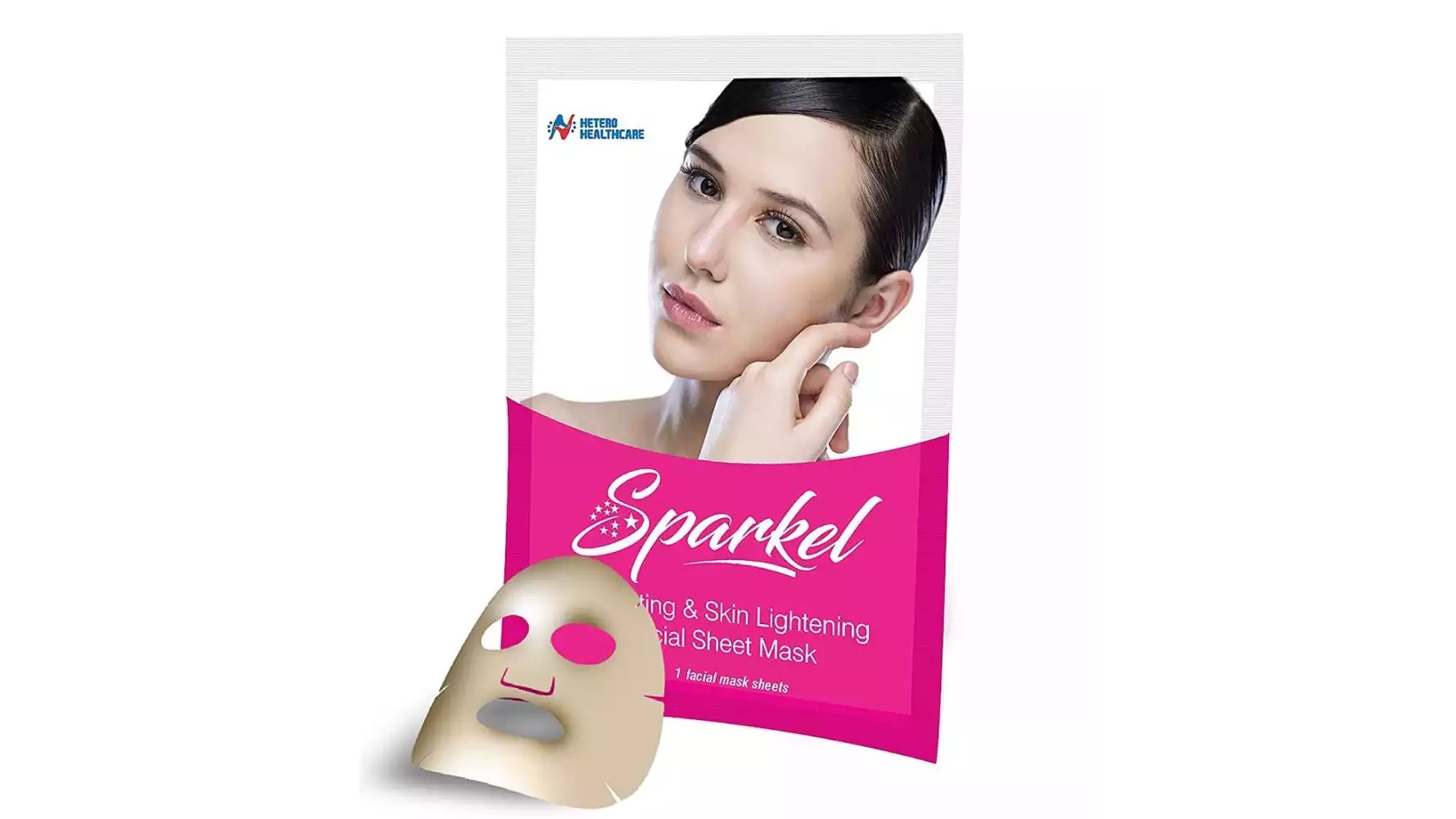 Azista Sparkel Hydrating & Skin Lightening Facial Mask Sheet (5pcs)