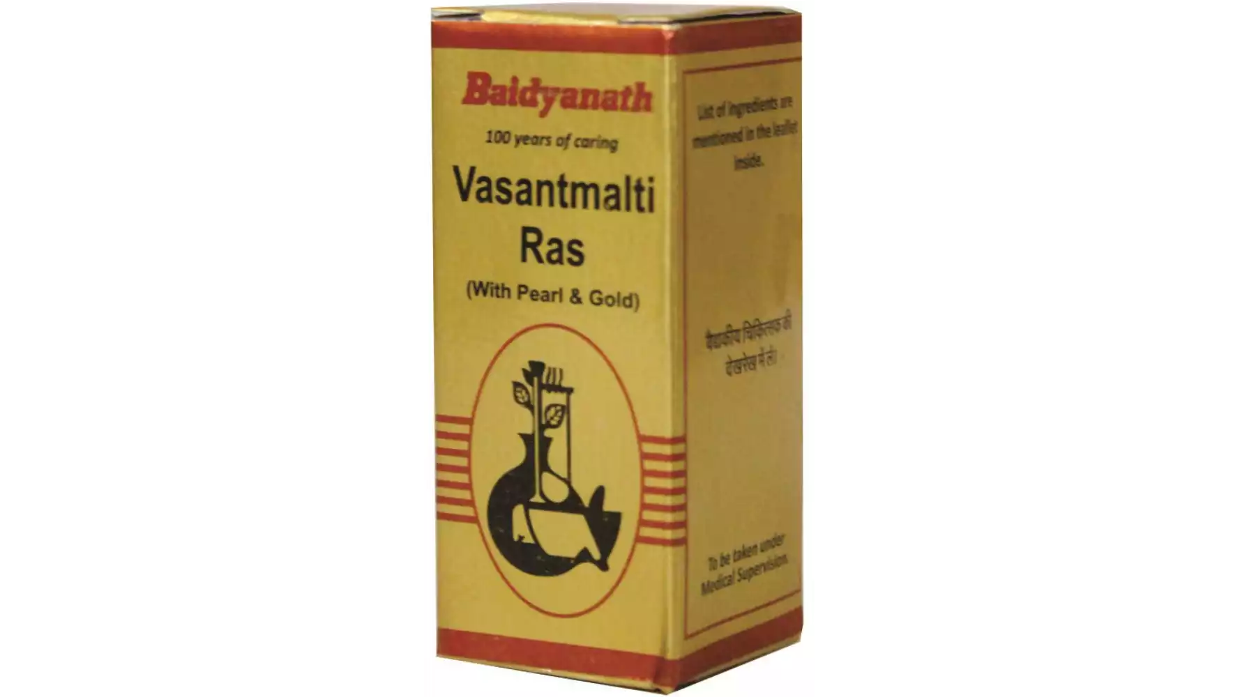 Baidyanath (Nagpur) Vasant Malti Ras With Gold (10tab)