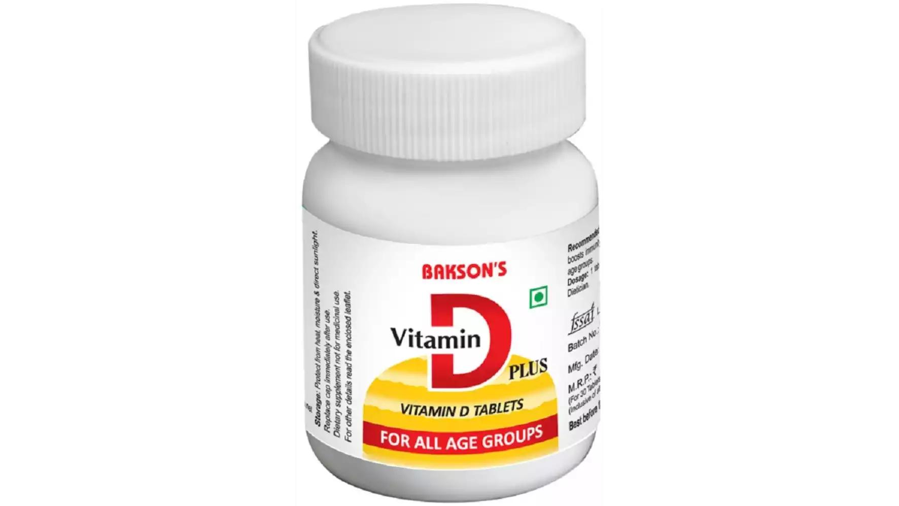 Bakson Vitamin D Plus Tablets (30tab)