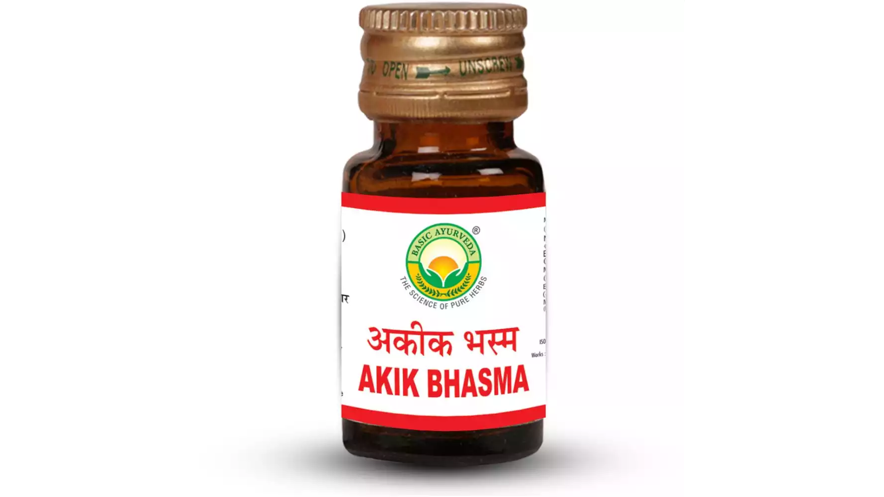 Basic Ayurveda Akik Bhasma (5g)