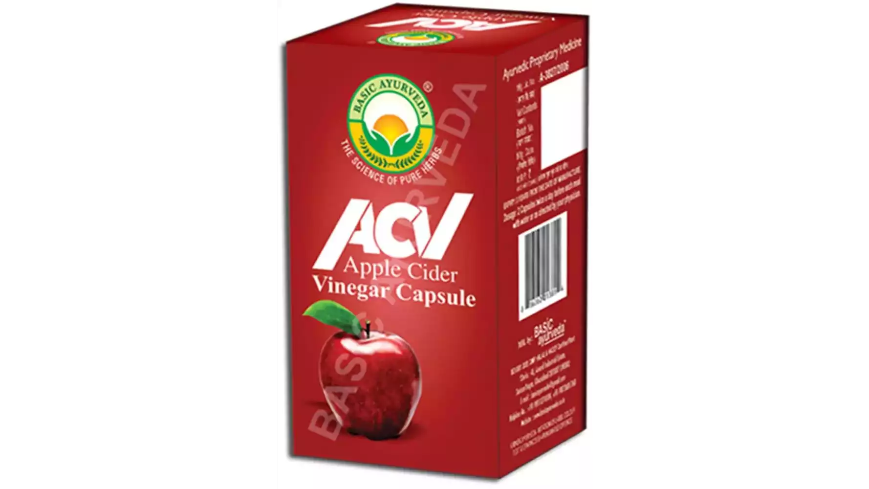 Basic Ayurveda Apple Cider Vinegar Capsule (40caps)