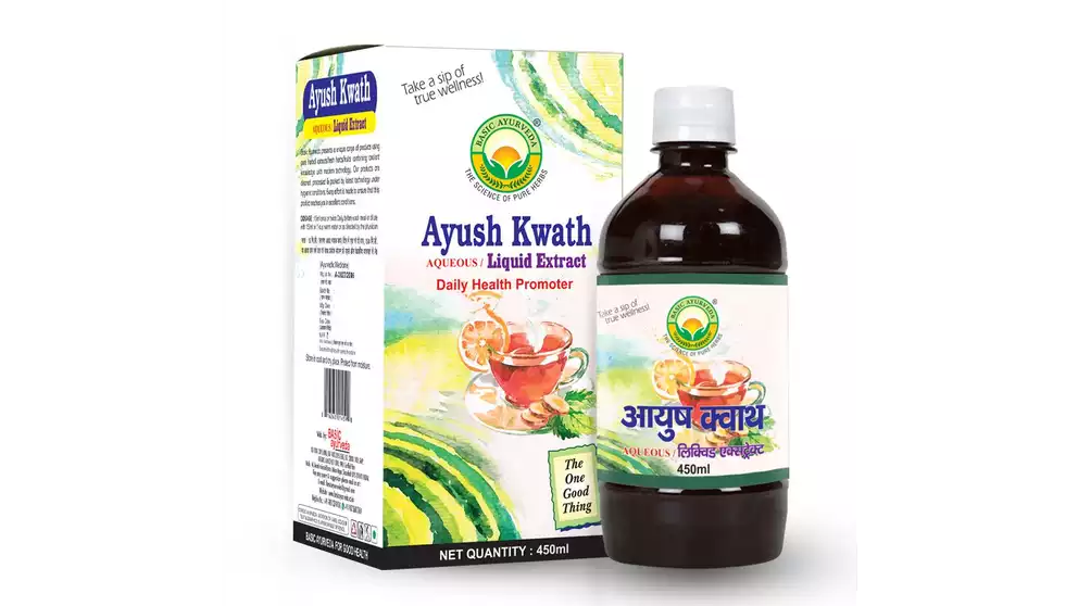 Basic Ayurveda Ayush Kwath Extract Liquid (450ml)