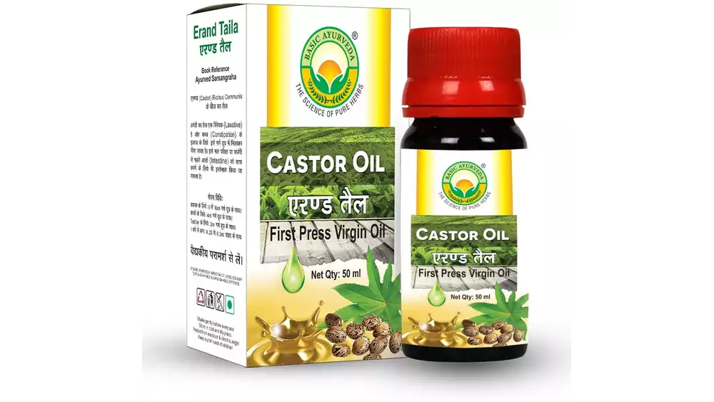 Basic Ayurveda Castor Oil (50ml)