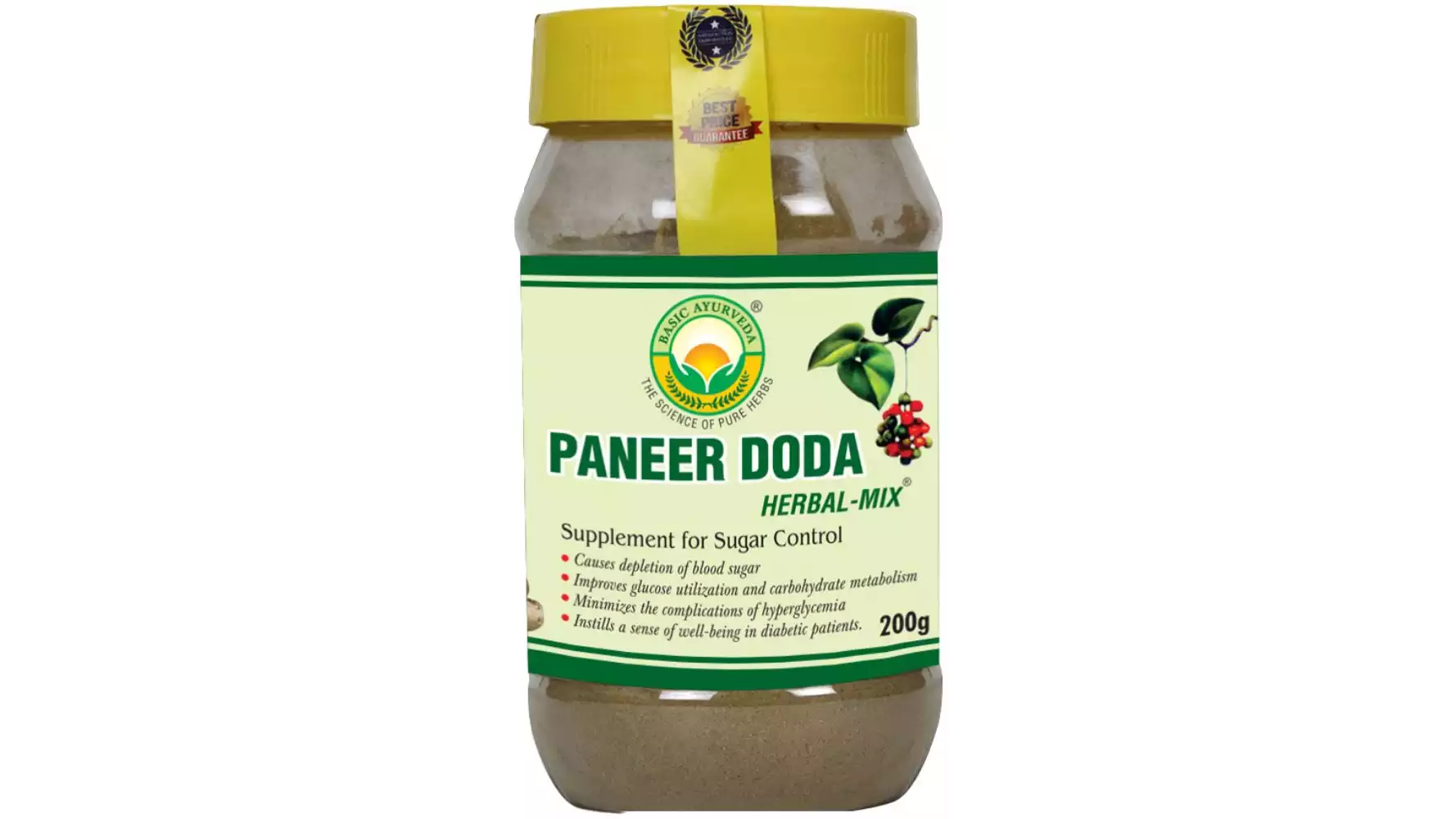 Basic Ayurveda Paneer Doda Herbal Mix Powder (200g)