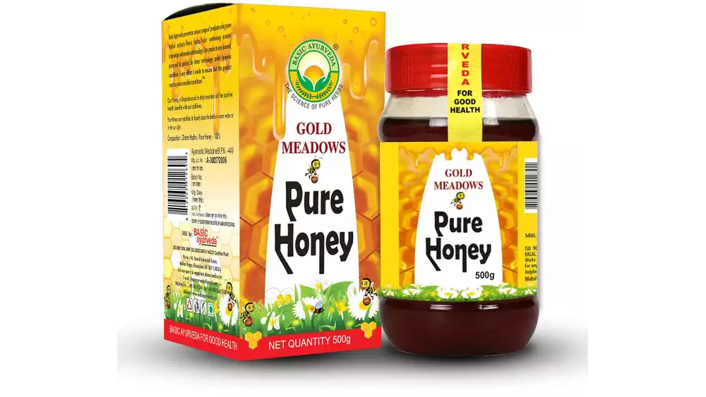 Basic Ayurveda Pure Honey (Chatra Madhu) (500g)