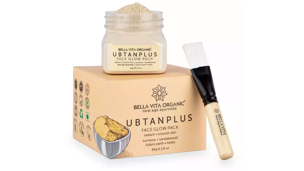 Bella Vita Organic Ubtan Plus Face Glow Pack (60g)