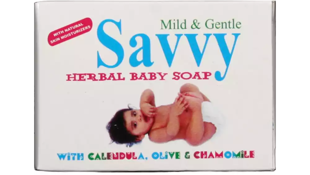 BHP Savvy Herbal Baby Bar Soap (75g)
