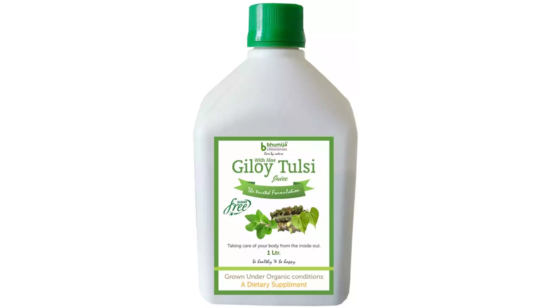 Bhumija Giloy Tulsi Juice (Sugar Free) (1liter)