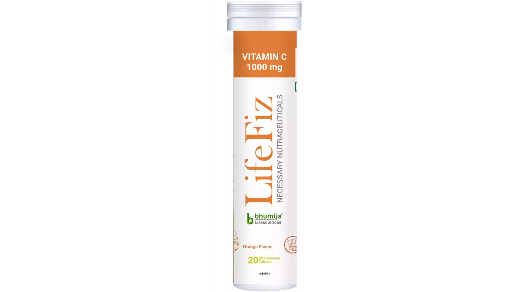 Bhumija Lifefiz (Vitamin C) 1000 Mg Immunity Tablets Orange Flavour (20tab)