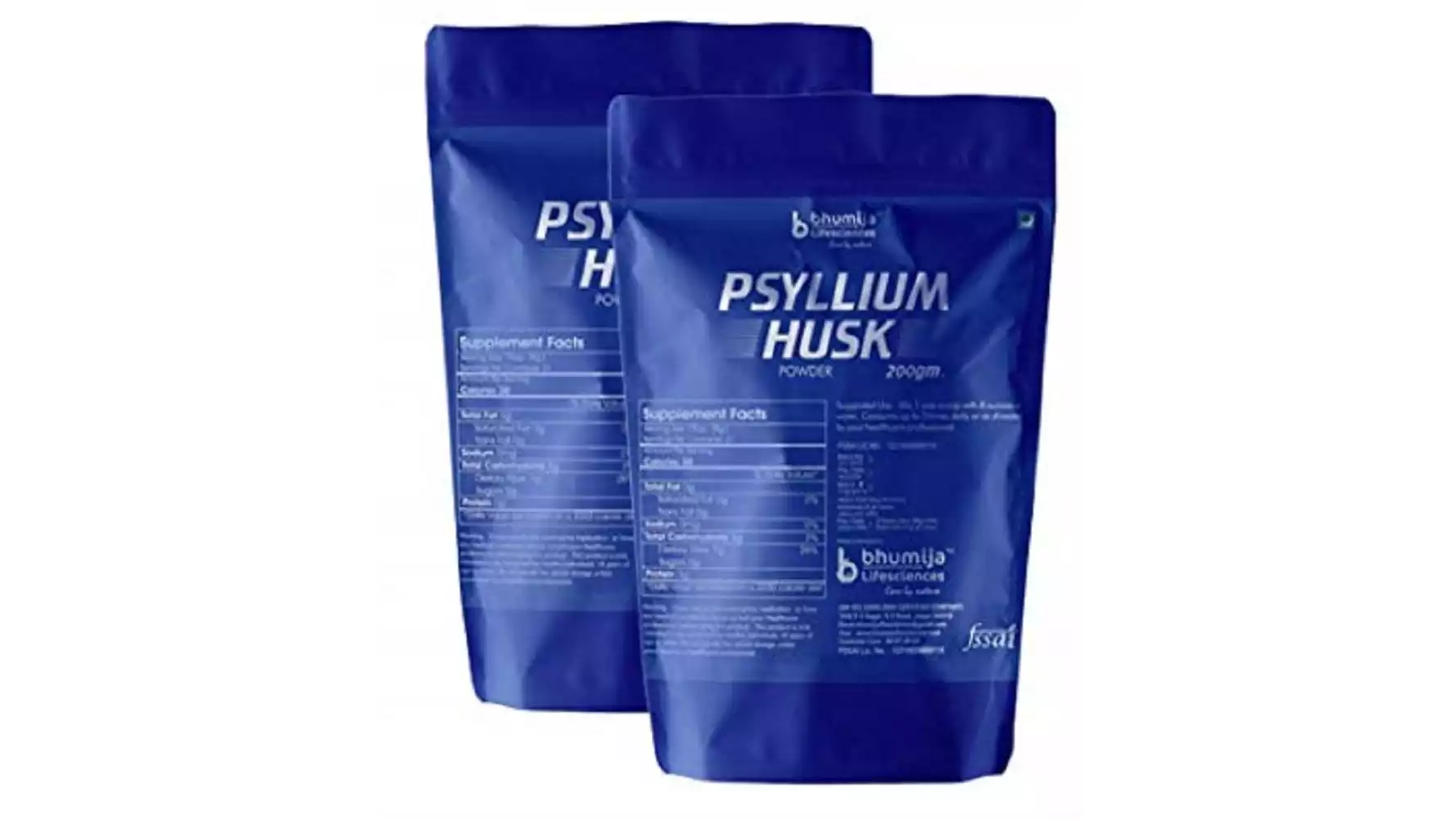 Bhumija Psyllium Husk Powder (Sat Isabgol) (200g, Pack of 2)