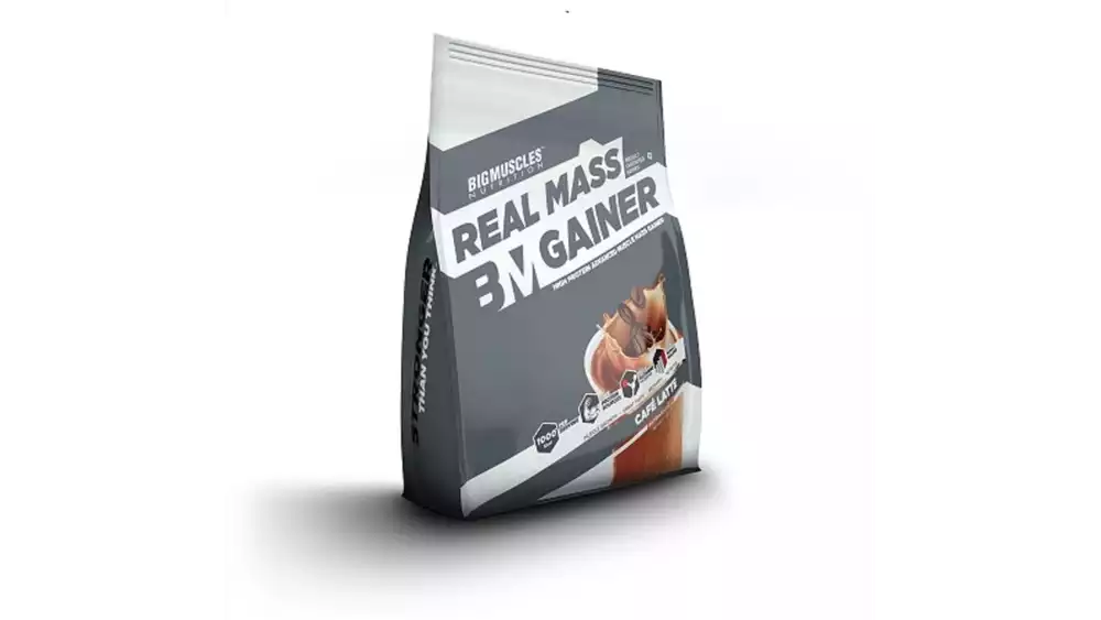 Bigmuscles Nutrition Real Lean Muscle Mass Gainer Cafe Latte (750g)