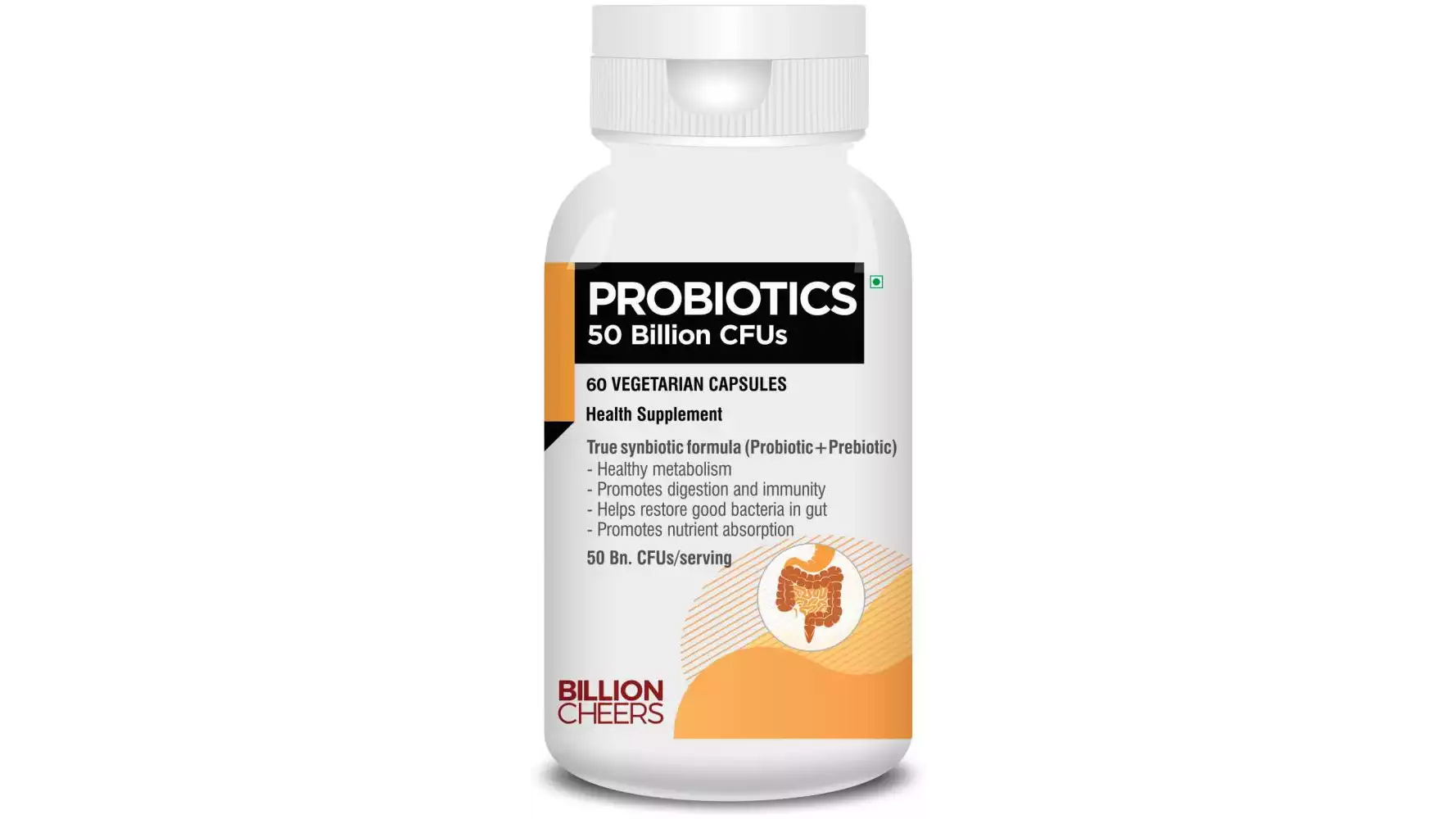 Billion Cheers General Probiotics Veg Capsules (60caps)