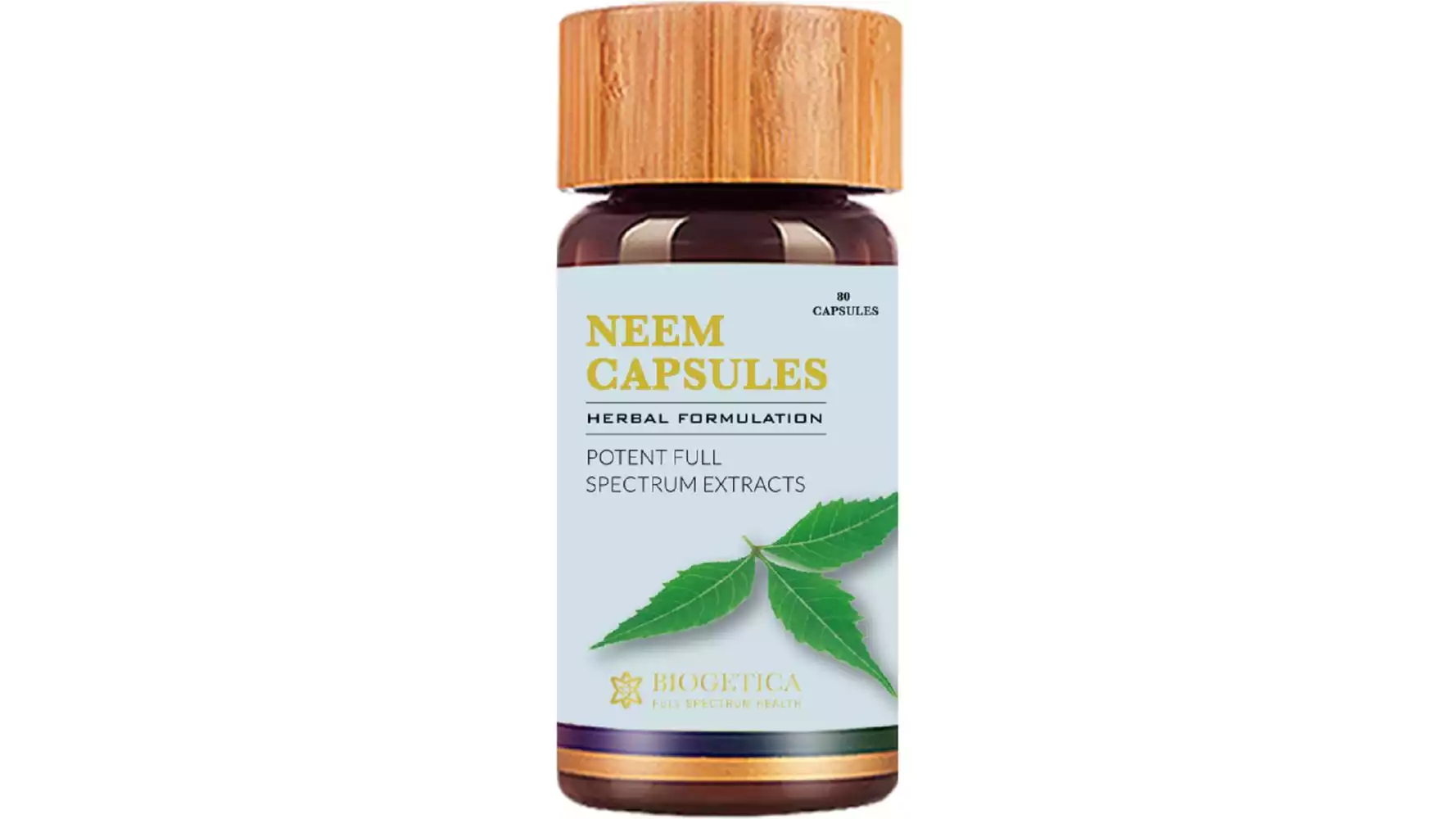 Biogetica Neem Herbal Formulation (80caps)