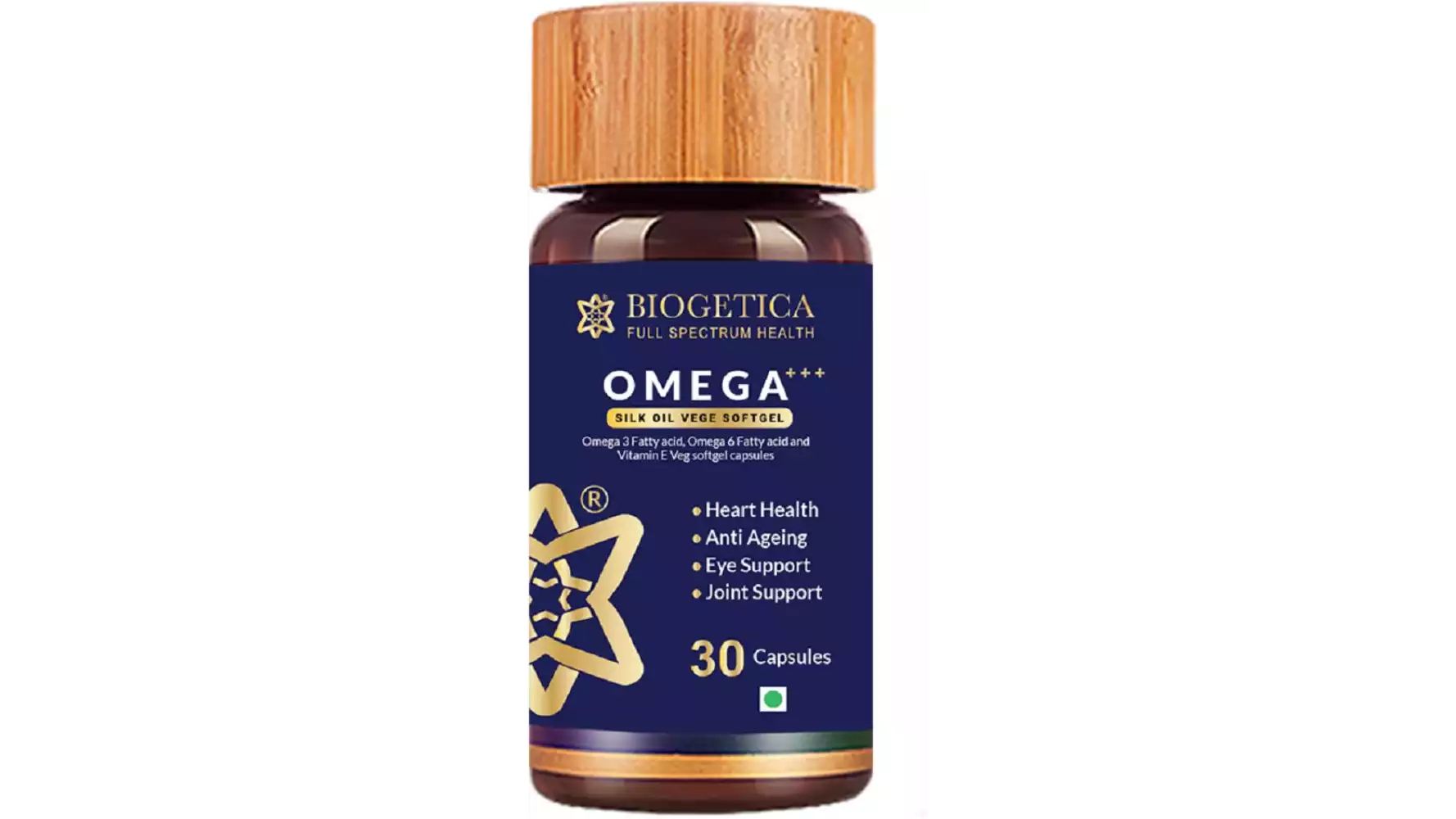 Biogetica Omega Silk Oil Based Veg Capsules (30caps)
