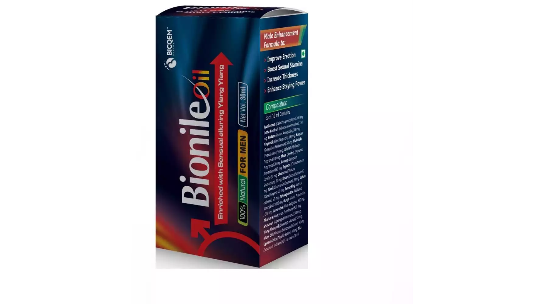 Bioqem Pharma Bionile Advance Penile Oil (30ml)