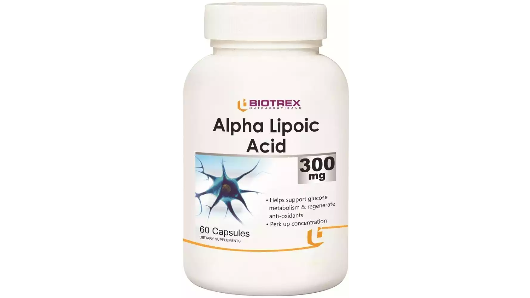 Biotrex Alpha Lipoic Acid 300Mg Capsule (60caps)