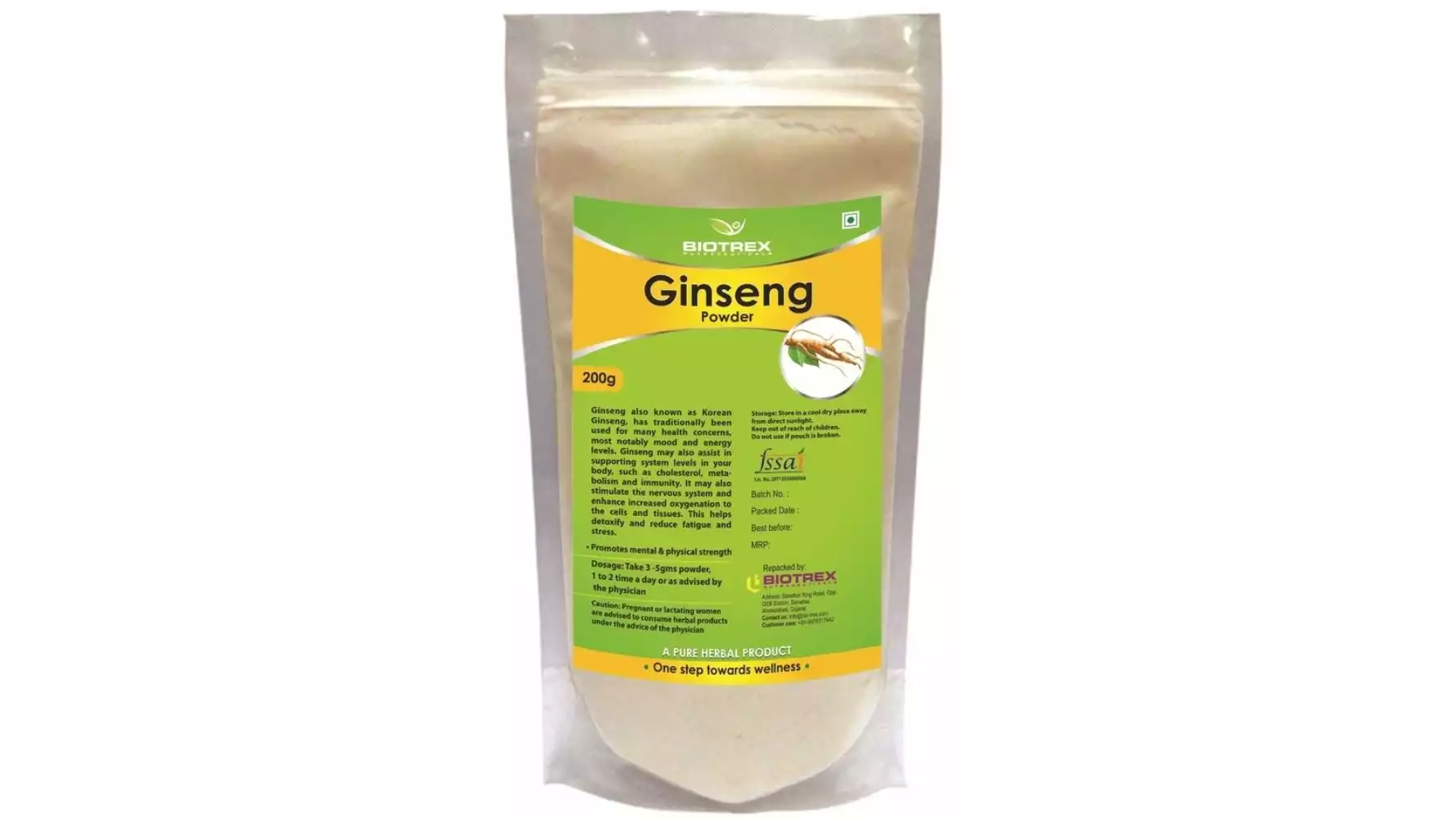 Biotrex Ginseng Herbal Powder (200g)
