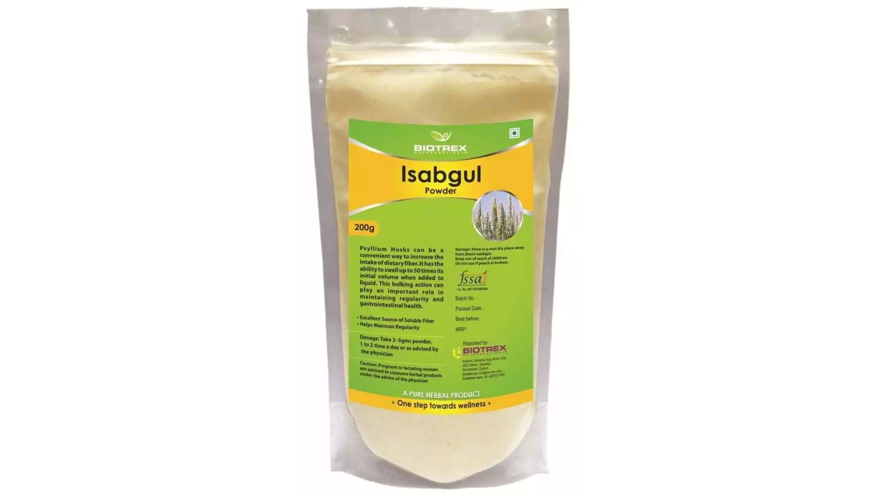 Biotrex Isabgul Herbal Powder (200g)