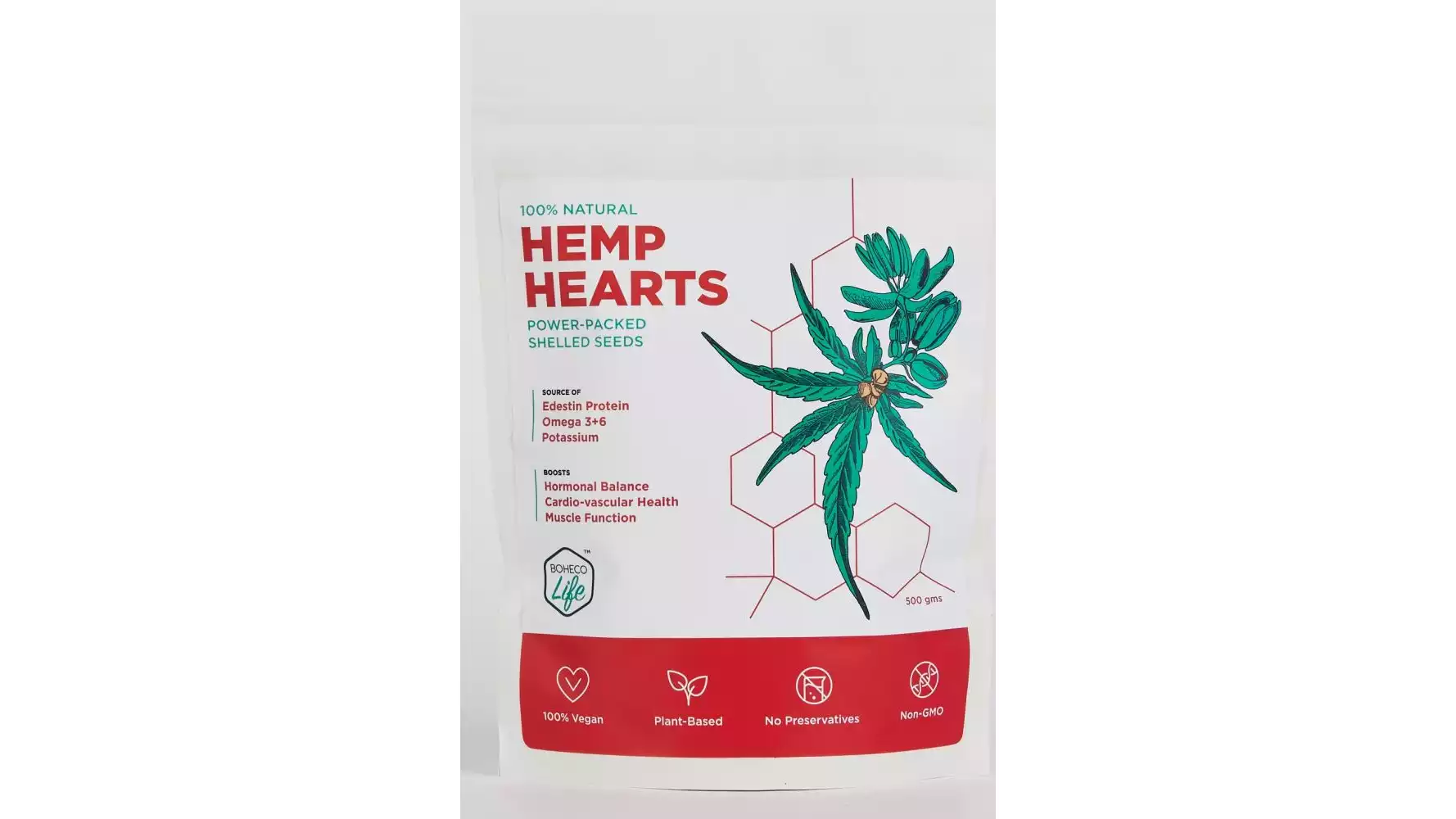 Boheco Life Hemp Heart Seeds (500g)